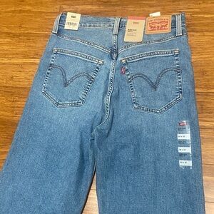 NWT Levi's Ribcage Bell Women's Flare Jeans in Classic Blue